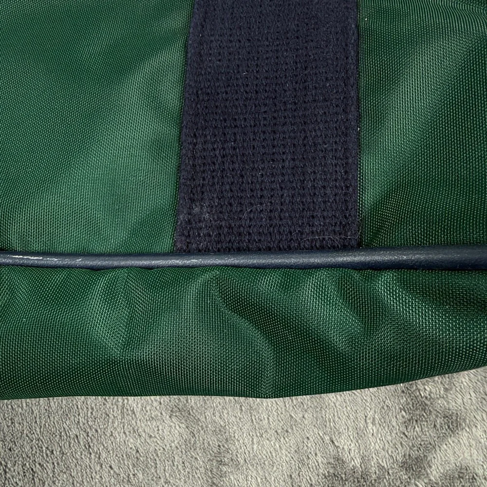 Lands End Briefcase Bag Unisex OS Green VTG Made USA Gorpcore Outdoor Logo